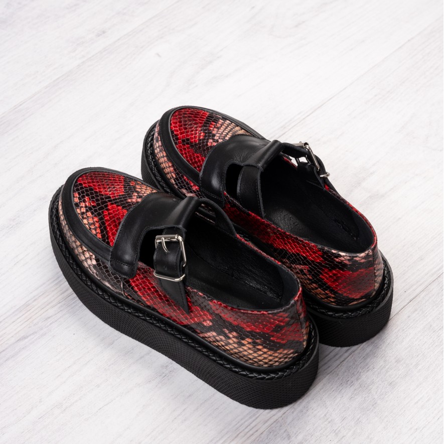     Pantofi - Celine - Red Snake 